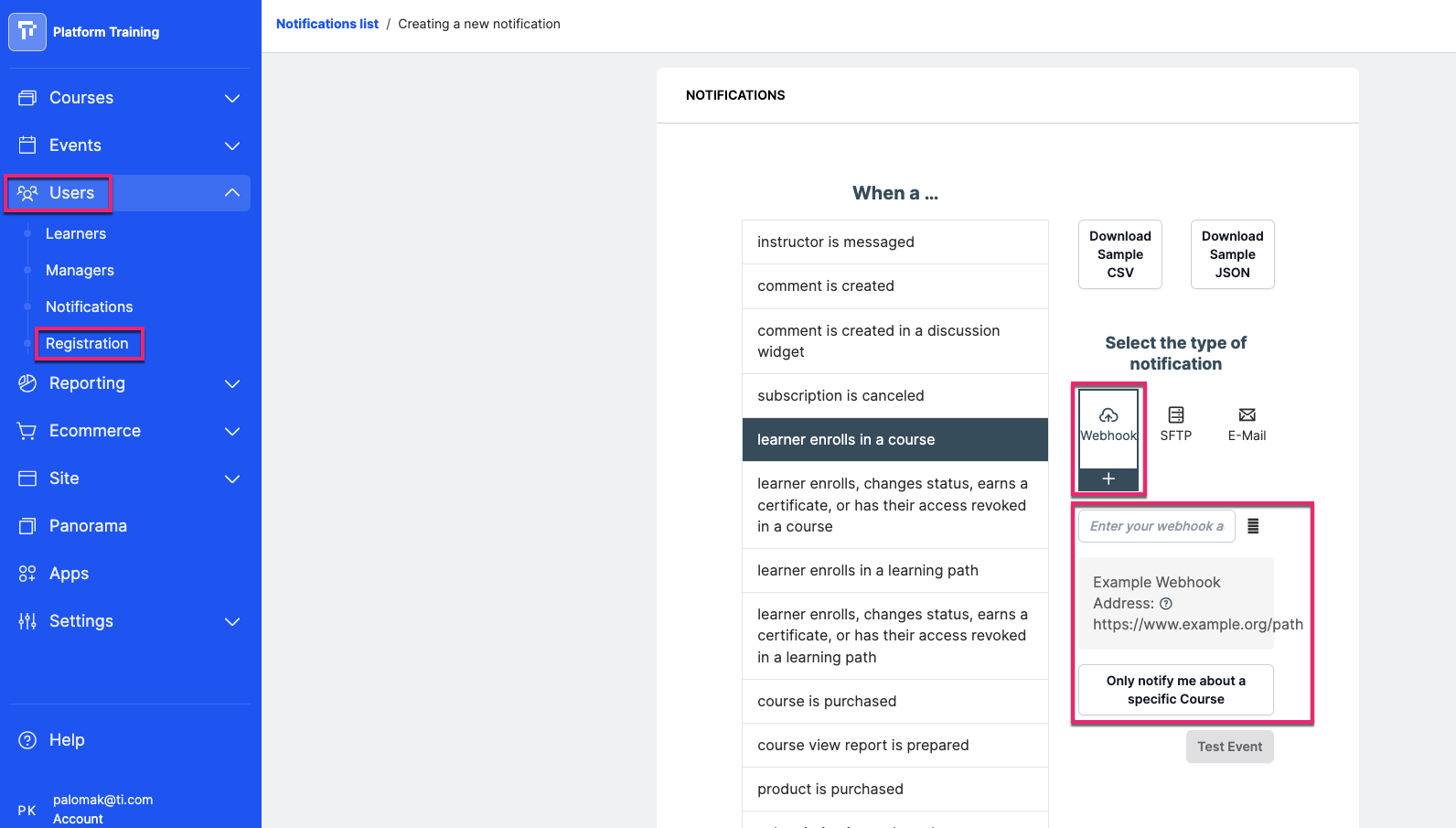 SettingUpDataNotifications_Webhooks_AdminView.png
