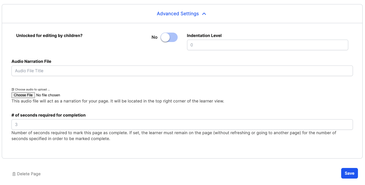 CreatingTestPage_AdvancedSettings_AdminView.png