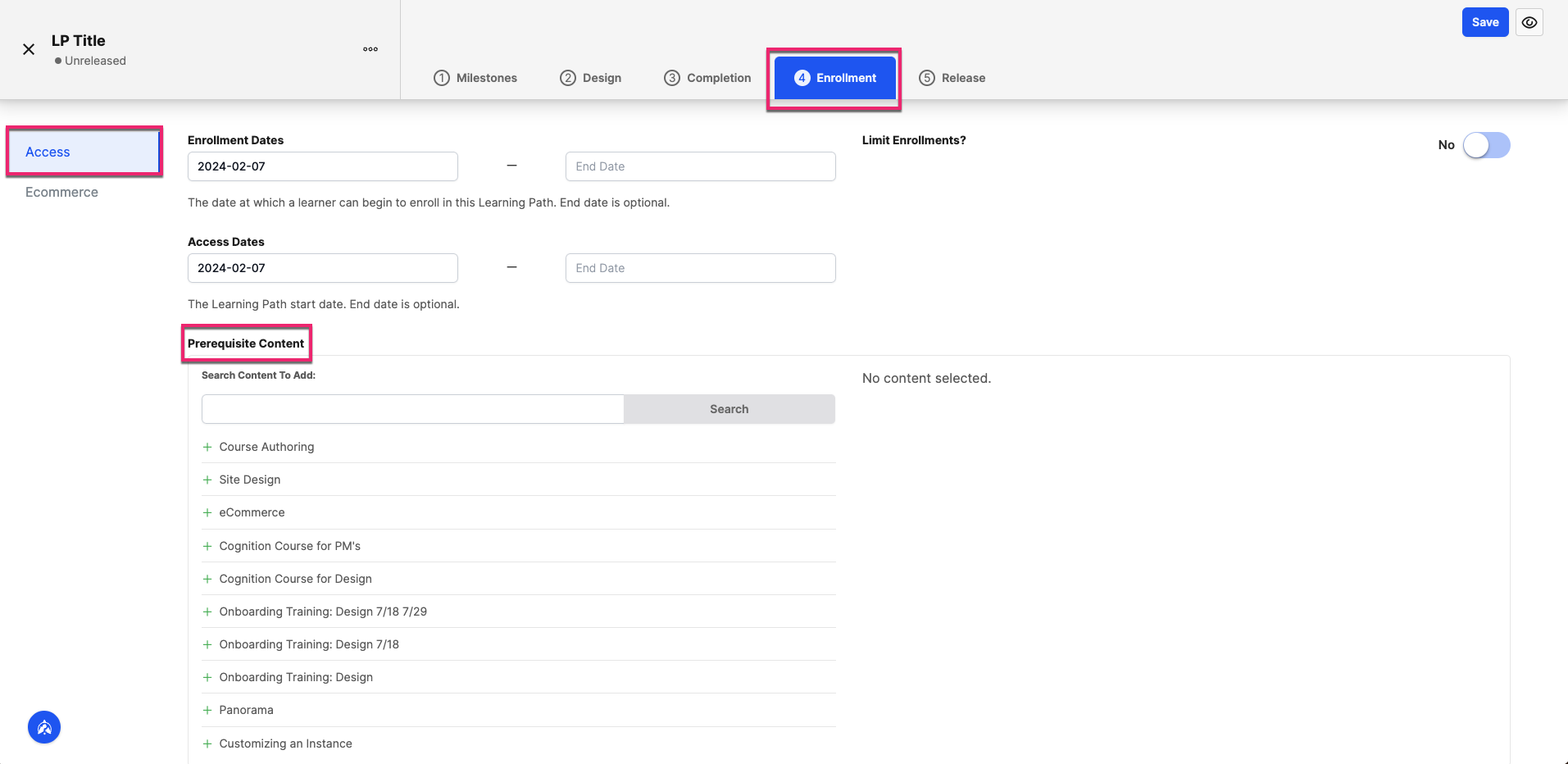 CreatingAssignedProgram_Prerequisites_AdminView.png