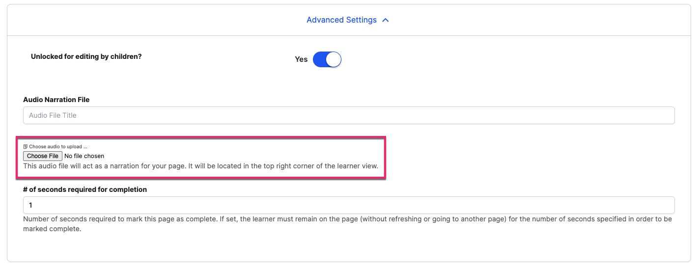 AddingAudioFile_CoursePage_NotUploaded_AdminView.png