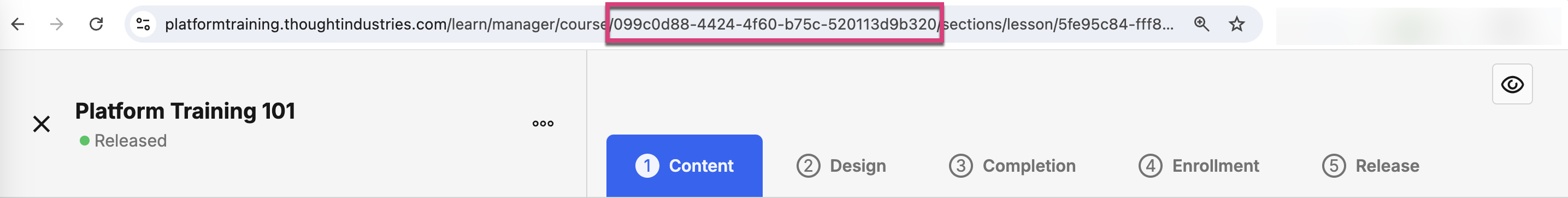 CreatingaCourse_URLCourseID_AdminView.png